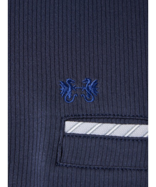 McGREGOR（マックレガー）の「ピケ柄長袖ポロ（ポロシャツ・メンズ・ライトブルー/ブルー系その他2・M/L/XL）」の5枚目の写真