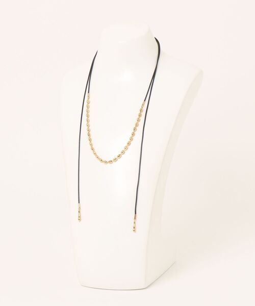 セール】金属アレルギー対応 コード紐 マルチwayクロスネックレス