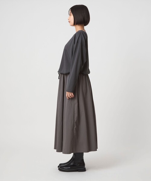 その他 GREENLAND セール】カット コンビ タフタ フレア ワンピース（ワンピース