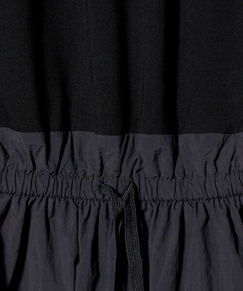 セール】カット コンビ タフタ フレア ワンピース（ワンピース