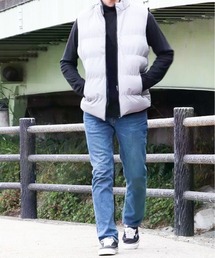 ARCHIVER（アーカイバ）の「【Bl】ボリュームダウンベスト（ダウンベスト）」