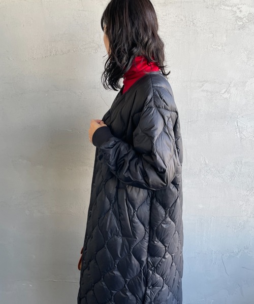 TAION/タイオン] MILITARY ソフトシェル オーバーサイズダウンコート