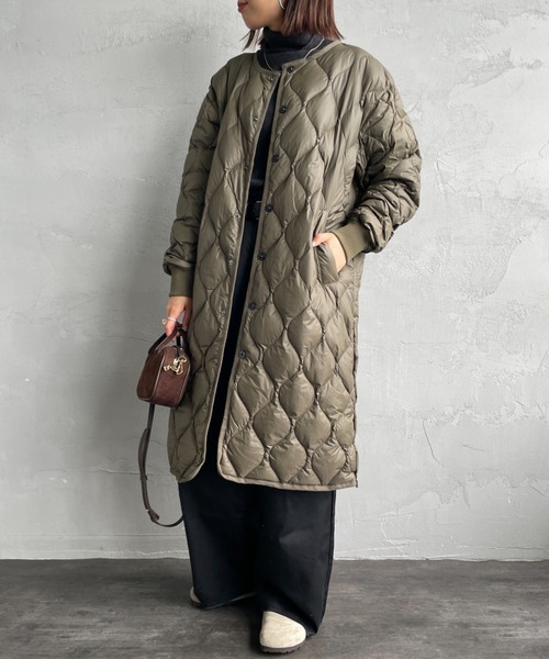 TAION/タイオン] MILITARY ソフトシェル オーバーサイズダウンコート