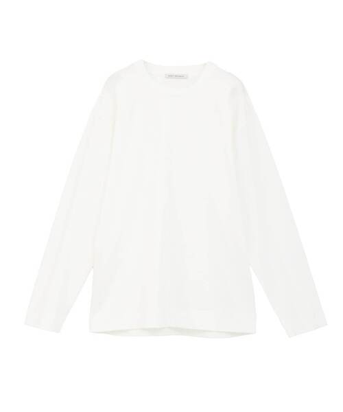 MEN'S MELROSE(メンズメルローズ)の「マーセライズドスムース クルーネックロングスリーブTシャツ(Tシャツ/カットソー・メンズ・スミクロ/ホワイト/ボルドー・4/2/3)」の22枚目の写真
