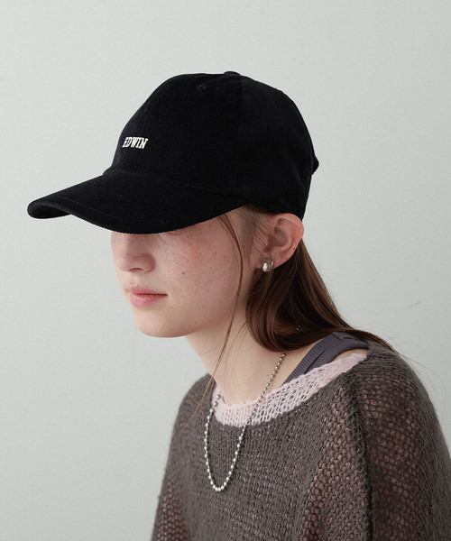 HAT MIKKE(ハットミッケ)の「【EDWIN/エドウィン】コーデュロイ刺しゅうキャップ(キャップ・レディース・グリーン/ピンク/ブラウン/ベージュ/キナリ/ブルー/ブラック/オレンジ・フリー)」の13枚目の写真