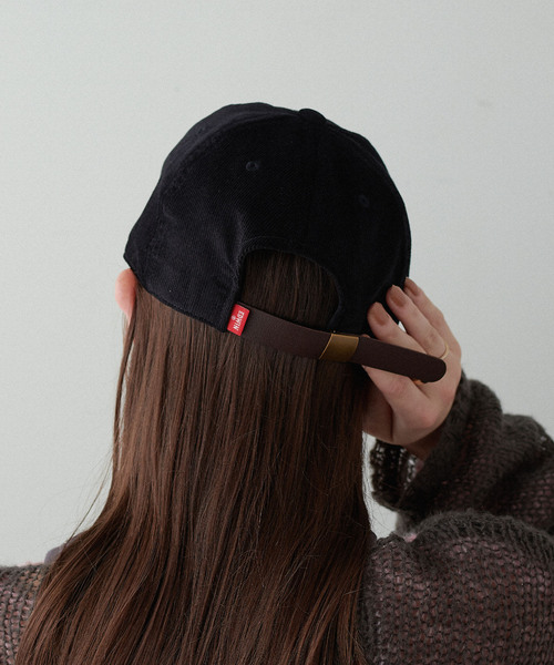 HAT MIKKE(ハットミッケ)の「【EDWIN/エドウィン】コーデュロイ刺しゅうキャップ(キャップ・レディース・グリーン/ピンク/ブラウン/ベージュ/キナリ/ブルー/ブラック/オレンジ・フリー)」の14枚目の写真