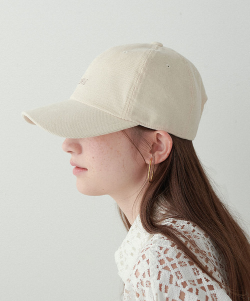 HAT MIKKE(ハットミッケ)の「【EDWIN/エドウィン】コーデュロイ刺しゅうキャップ(キャップ・レディース・グリーン/ピンク/ブラウン/ベージュ/キナリ/ブルー/ブラック/オレンジ・フリー)」の15枚目の写真