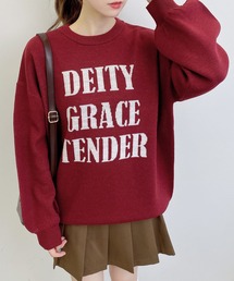 INGNI | ジャガード3段ビッグロゴニット(ニット/セーター)