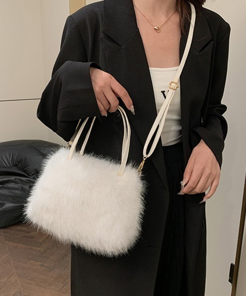 セール】ファーバッグ ふわふわ ミニショルダーバッグ もこもこ 肩掛け