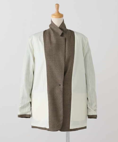 Spick&Span クラシカルジャケット　オーバーサイズ　38 クラシカルチェックジャケット（テーラードジャケット）｜Spick