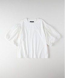 Right-on | 【HONEYSUCKLE ROSE】【華奢見え・接触冷感】袖バルーンTシャツ(Tシャツ/カットソー)