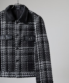 ジャケット・アウター CLANE MIX TWEED BLOUSON 松本恵奈のMUST BUY- CLANEのお気に入りアイテム紹介 “MIX TWEED