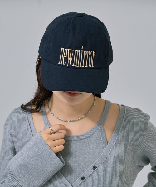 mystic（ミスティック）の「new mirrorキャップ（キャップ・レディース・ネイビー/オフホワイト・ONE SIZE）」の10枚目の写真