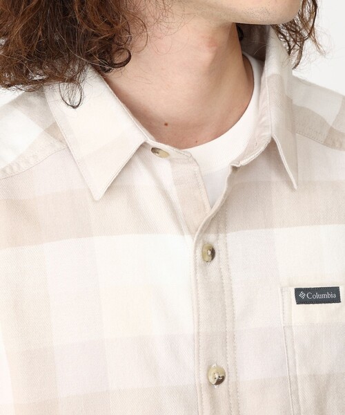 Columbia（コロンビア）の「Columbia／メンズ コーネルウッズ フランネル ロングスリーブシャツ チェック／コロンビア（シャツ/ブラウス・メンズ・ベージュ/ブラック/ネイビー/グリーン・XL/M/S/L）」の15枚目の写真