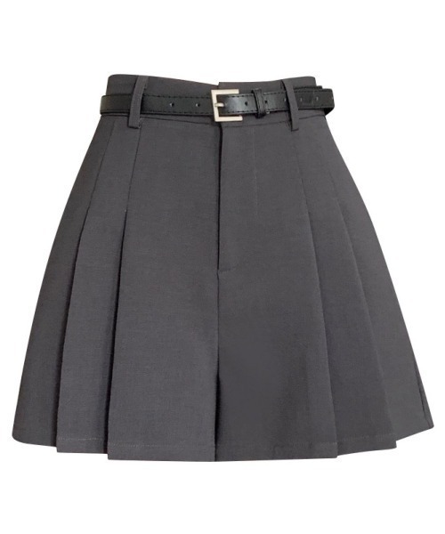 LETee(レティー)の「プリーツショートパンツ/(その他パンツ・レディース・グレー/ブラック・M/L/SMALL)」の14枚目の写真