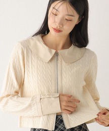 布帛ドッキングZIPニット 598415