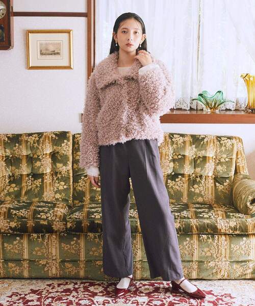 セール】【2025AW】プードルファーショートブルゾン（ブルゾン