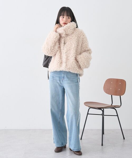 セール】【2025AW】プードルファーショートブルゾン（ブルゾン