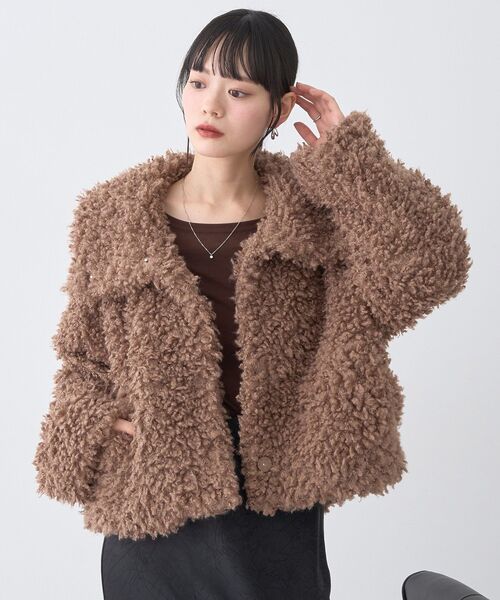 セール】【2025AW】プードルファーショートブルゾン（ブルゾン