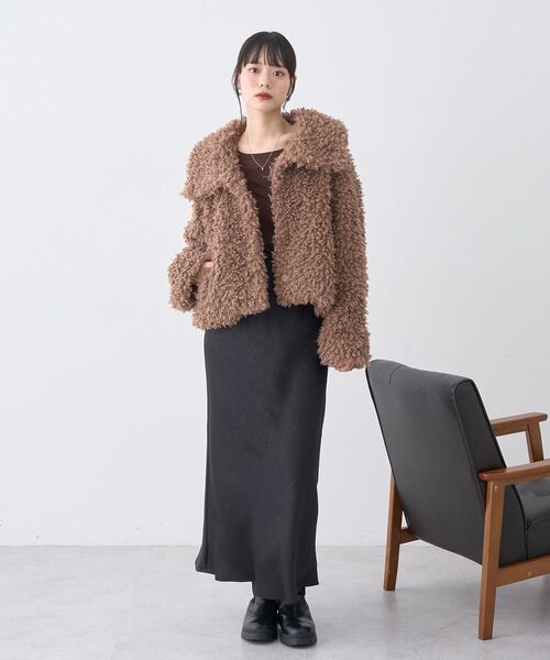 【2025AW】プードルファーショートブルゾン セール】【2025AW】プードルファーショートブルゾン（ブルゾン