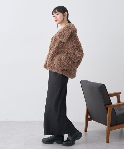 セール】【2025AW】プードルファーショートブルゾン（ブルゾン