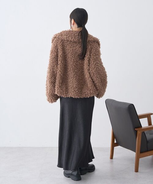 【2025AW】プードルファーショートブルゾン セール】【2025AW】プードルファーショートブルゾン（ブルゾン