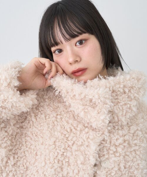 セール】【2025AW】プードルファーショートブルゾン（ブルゾン