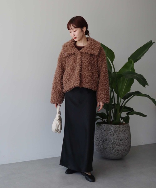 【2025AW】プードルファーショートブルゾン セール】【2025AW】プードルファーショートブルゾン（ブルゾン