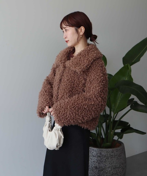 セール】【2025AW】プードルファーショートブルゾン（ブルゾン