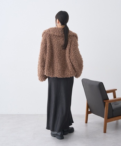 セール】【2025AW】プードルファーショートブルゾン（ブルゾン