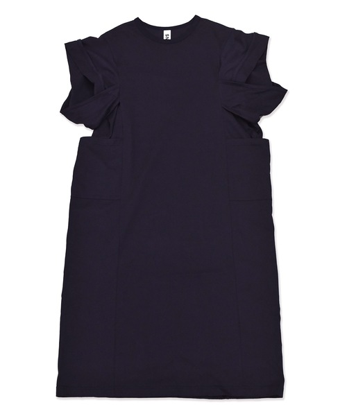 sneeuw（スニュウ）の「フォルデッドスリーブワンピース（ワンピース・レディース・レッド/ダークネイビー・ONESIZE）」の7枚目の写真