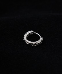 Diliraba フープピアス 片耳 リングピアス 金属アレルギー対応 ステンレス ユニセックス 男女兼用