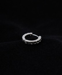 Diliraba フープピアス 片耳 リングピアス 金属アレルギー対応 ステンレス ユニセックス 男女兼用