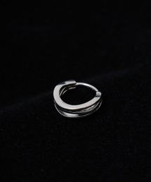 Diliraba（ディリラバ）の「Diliraba フープピアス 片耳 リングピアス 金属アレルギー対応 ステンレス ユニセックス 男女兼用（ピアス（片耳用））」