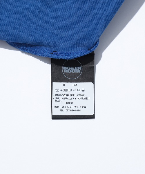 styles（スタイルス）の「BOILER ROOM BOILER ROOM TV LOGO SS25SS07（Tシャツ/カットソー・メンズ・ブルー・M/S）」の5枚目の写真