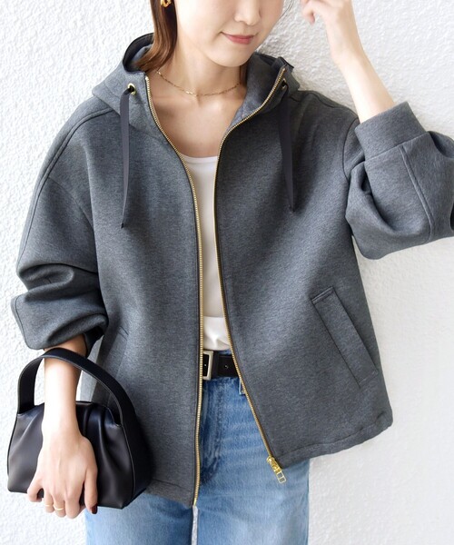 WEB限定】〈手洗い可能〉ダンボール ダブルジップ フーディー 2