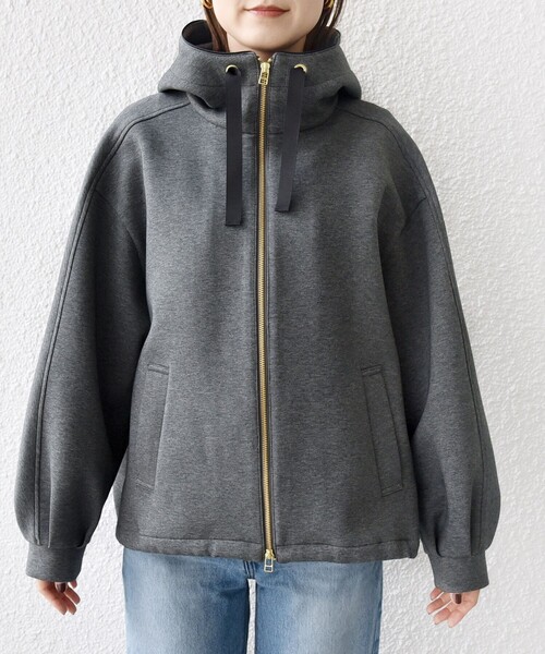 WEB限定】〈手洗い可能〉ダンボール ダブルジップ フーディー 2