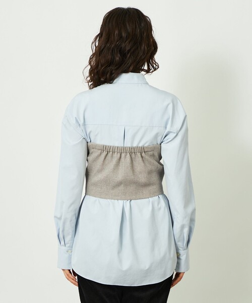 MACKINTOSH PHILOSOPHY(マッキントッシュ フィロソフィー)の「GREY LABEL ウールビスチェ(チューブトップ・レディース・グレー系その他/ダークネイビー・2)」の9枚目の写真
