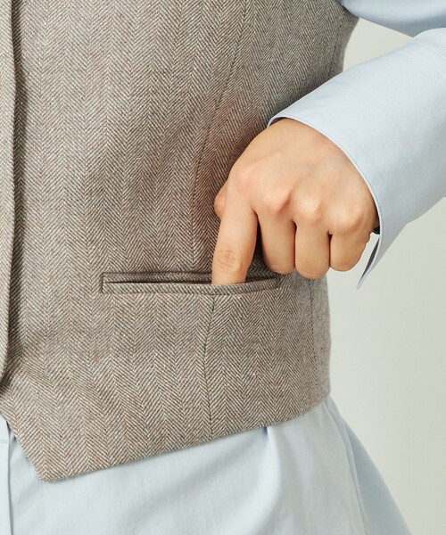 MACKINTOSH PHILOSOPHY(マッキントッシュ フィロソフィー)の「GREY LABEL ウールビスチェ(チューブトップ・レディース・グレー系その他/ダークネイビー・2)」の10枚目の写真