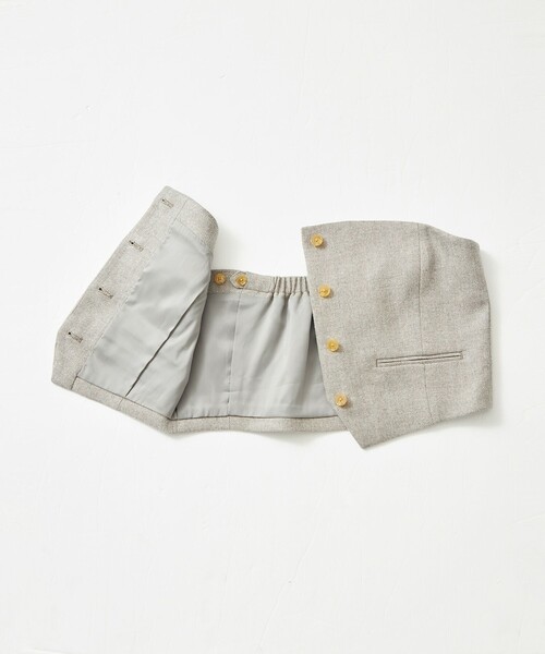 MACKINTOSH PHILOSOPHY(マッキントッシュ フィロソフィー)の「GREY LABEL ウールビスチェ(チューブトップ・レディース・グレー系その他/ダークネイビー・2)」の12枚目の写真