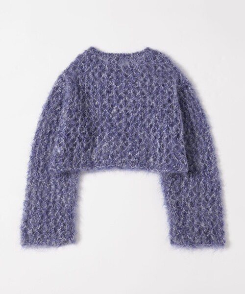 セール】＜6(ROKU)＞モヘヤウール メッシュ ニット（ニット/セーター