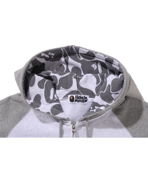 BAPE グレー パーカー Lサイズ COLOR CAMO SHARK WIDE FIT FULL ZIP