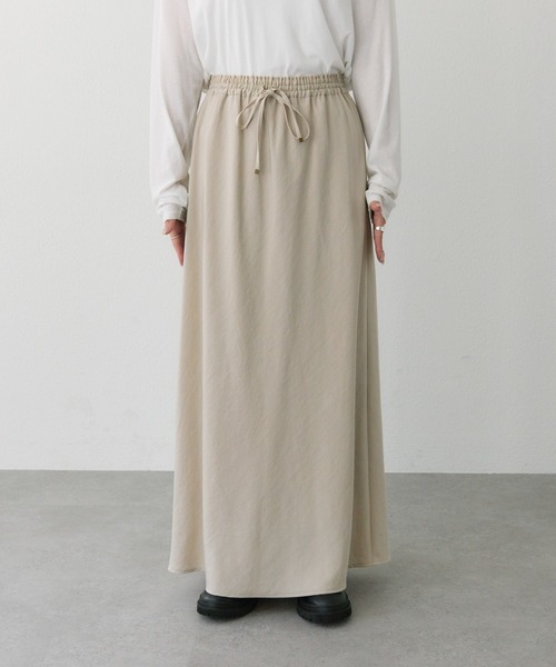 PUAL CE CIN（ピュアルセシン）の「【＠sein___000 セレクト】ソフトツイルバイヤススカート（スカート・レディース・ブラック/グレイッシュベージュ/オリーブ・FREE）」の19枚目の写真