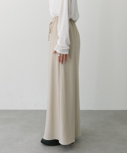 PUAL CE CIN（ピュアルセシン）の「【＠sein___000 セレクト】ソフトツイルバイヤススカート（スカート・レディース・ブラック/グレイッシュベージュ/オリーブ・FREE）」の20枚目の写真