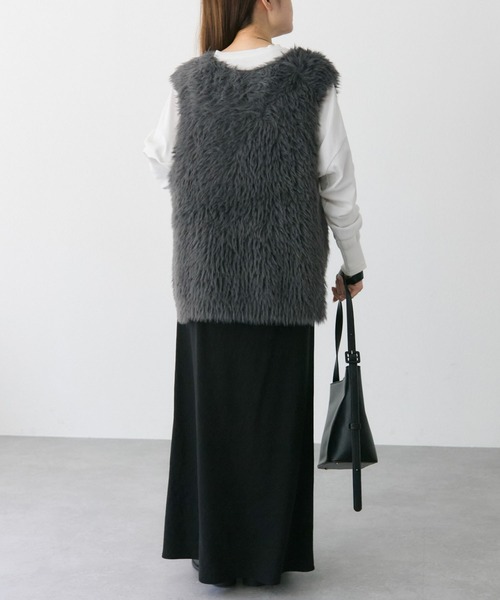 PUAL CE CIN（ピュアルセシン）の「【＠sein___000 セレクト】ソフトツイルバイヤススカート（スカート・レディース・ブラック/グレイッシュベージュ/オリーブ・FREE）」の18枚目の写真