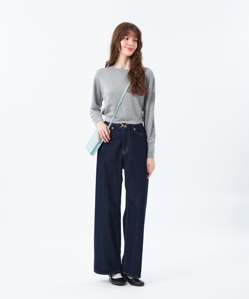 MACKINTOSH PHILOSOPHY(マッキントッシュ フィロソフィー)の「【WEB&一部店舗限定】バッキンガムベア ワッペンクルーネックニット(ニット/セーター・レディース・ブラック/ホワイト系その他/ダークネイビー/パープル系その他4/ブラウン/グレー系その他2・38)」の22枚目の写真