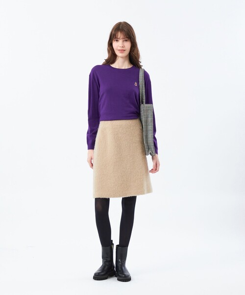 MACKINTOSH PHILOSOPHY(マッキントッシュ フィロソフィー)の「【WEB&一部店舗限定】バッキンガムベア ワッペンクルーネックニット(ニット/セーター・レディース・ブラック/ホワイト系その他/ダークネイビー/パープル系その他4/ブラウン/グレー系その他2・38)」の19枚目の写真