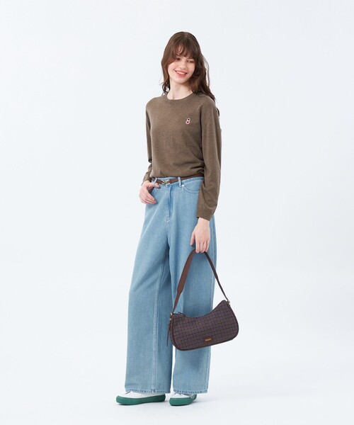 MACKINTOSH PHILOSOPHY(マッキントッシュ フィロソフィー)の「【WEB&一部店舗限定】バッキンガムベア ワッペンクルーネックニット(ニット/セーター・レディース・ブラック/ホワイト系その他/ダークネイビー/パープル系その他4/ブラウン/グレー系その他2・38)」の18枚目の写真