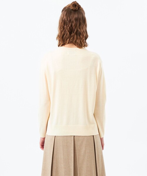 MACKINTOSH PHILOSOPHY(マッキントッシュ フィロソフィー)の「【WEB&一部店舗限定】バッキンガムベア ワッペンクルーネックニット(ニット/セーター・レディース・ブラック/ホワイト系その他/ダークネイビー/パープル系その他4/ブラウン/グレー系その他2・38)」の15枚目の写真