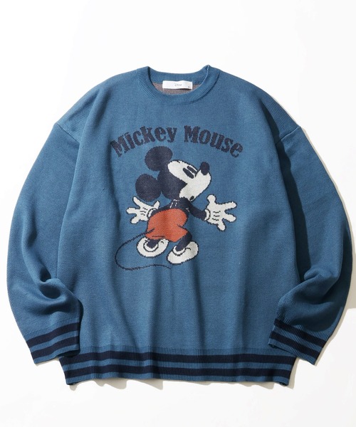 セール】【Disney/ディズニー】アートワークデザイン ジャガードニット